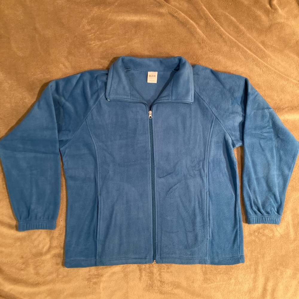 NWT Blair Jacket Fleece Coat Blue Size L Large